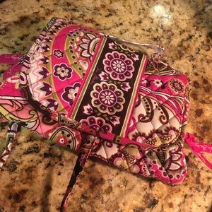 Three Piece Vera Bradley Luggage Set.